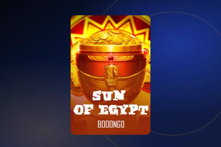 Promocje i bonusy w Skolim kasyno online Promocje w Skolim kasyno online – okładka automatu Sun of Egypt na granatowym tle